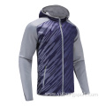 Mens Long Sleeve Soccer Wear Zip Up Hoodies